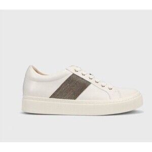 VANELi Yavin Oxford Sneaker Women's 7.5 Bronze Chain Trim Quarter $175